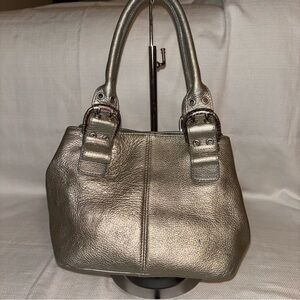 TIGNANELLO Leather Metallic Bag